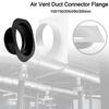 Пластиковый Адаптер Вентиляционного Патрубка Фланцевый Соединитель Настенный Инструмент для Воздуховодов Соединение Выхлопной Трубы Простая Установка