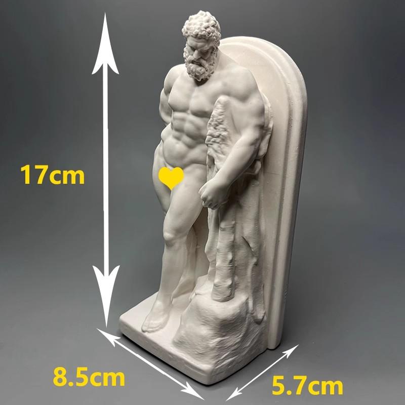Hercules Gypsum Statue, Sculpture Crafts, Home Decoration, Ornaments, Art Sketch, Teaching Aids, Gifts
