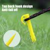 20Pcs 14.5CM Camping Tent Stake Heavy Duty Outdoor Camping Garden Yard Holiday Inflatable Decoration Stake Canopy Windproof Ground Spike Tent Peg