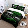 Skulls and green roses. Bedding sets Duvet cover sets Duvet covers Pillowcases(1 * Duvet Cover 2 * Pillowcases without duvet insert)