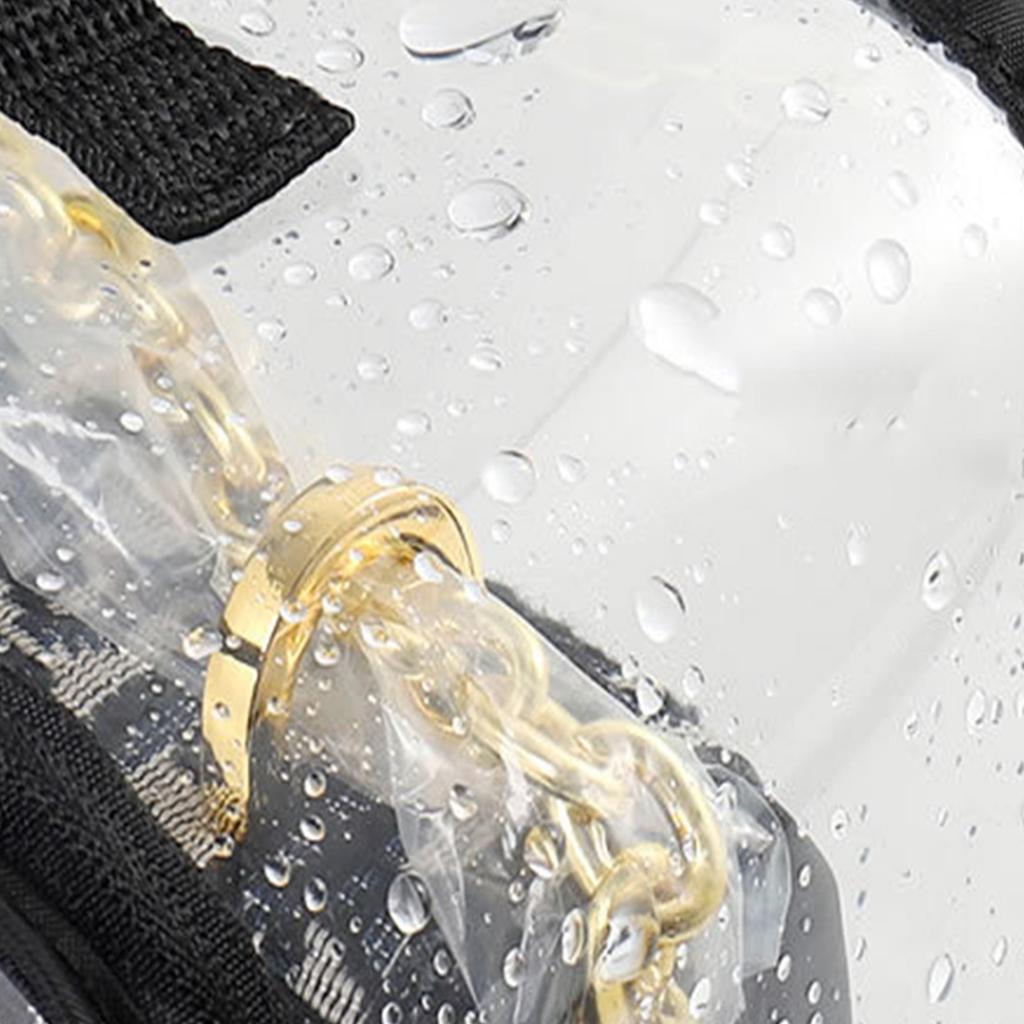 Мешок для пыли для сумок из ПВХ, прозрачный защитный чехол для сумок, органайзер с застежкой-молнией и ручкой для