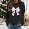 Women's Casual Fashion Printed Long Sleeve O-Neck Pullover Top Blouse