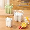 ZISIZ Silicone Long Ice Cube Mold with Lid