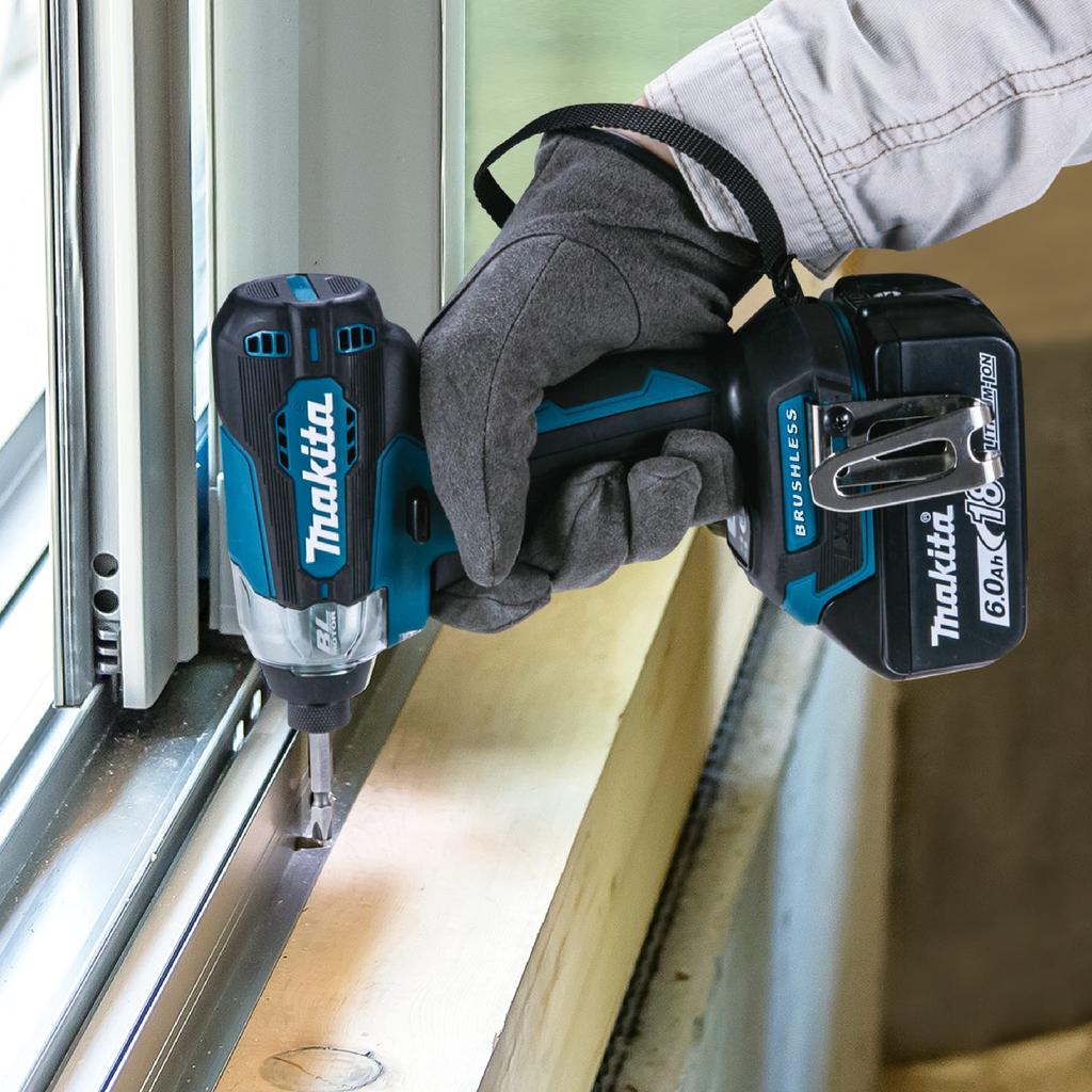 Makita TD157DRGX Rechargeable Impact 18V with Two and Case Driver, 6Ah, Batteries, Charger,