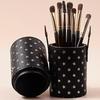 PU Leather Makeup Brush Bucket Waterproof Cosmetic Bag Portable Storage Box  Travel