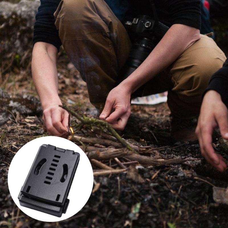 Camping Waist Sheath Scabbard Clamp Sheath Tool with Mounting Hardware Buckle Outdoor Waist Clip Belt Clip with Lock