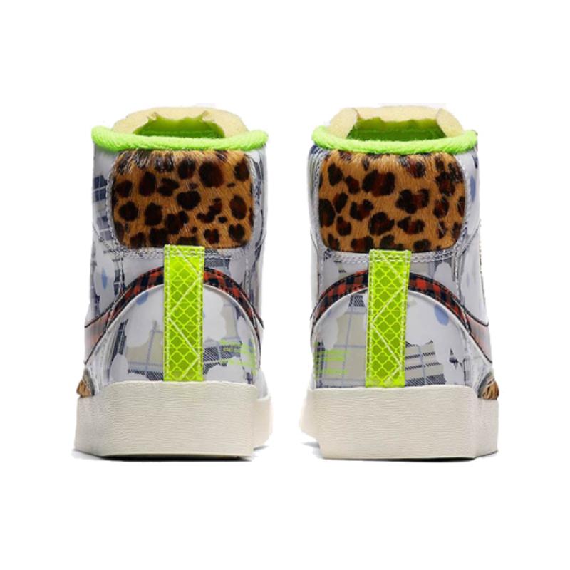 Nike Blazer Mid Gel с принтом - Кроссовки из фланели с цветочным принтом Обувь для скейтборда CJ4239-981