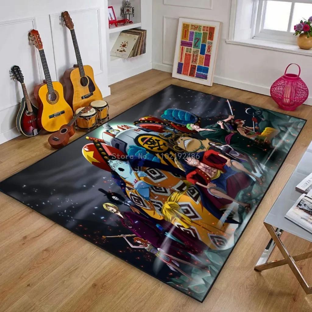 2026 One Piece Luffy Chopper 3D Carpet Living Room Home Anti Slip Chair Mat Rug Kitchen Mat Sofa Table Rug Girls Boys Room Rug
