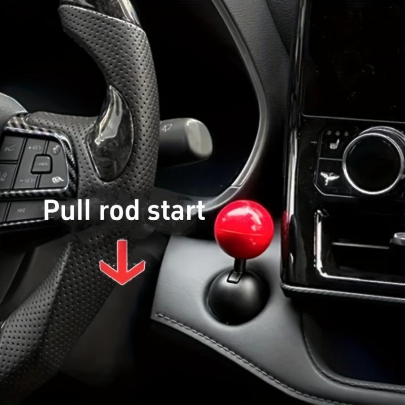 Car Start Button Push Start Auto Ignition Button Cover Automotive One-Touch Button Rocker Cars Engine Push Start Stop Lever 2025