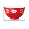 Kinsei Pottery "Go! Anpanman" Lacquered Soup Bowl, Medium, Approx. 11cm, Nakayoshi Series, Red, 066531