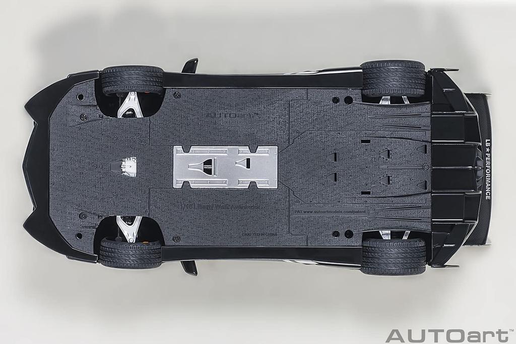 AUTOart Liberty Walk Lamborghini Aventador Limited Edition Black Black Bonnet Готовый продукт 79244 1/18 LB-WORKS LBWK/Carbon