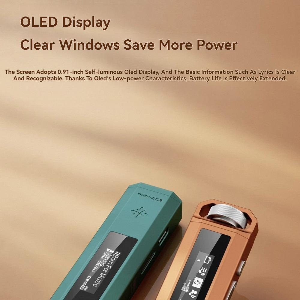 FiiO SnowSky ECHO NANO Portable Lossless HiFi Music Player High Resolution Audio DAP Portable MP3 Music Player for Audiophiles