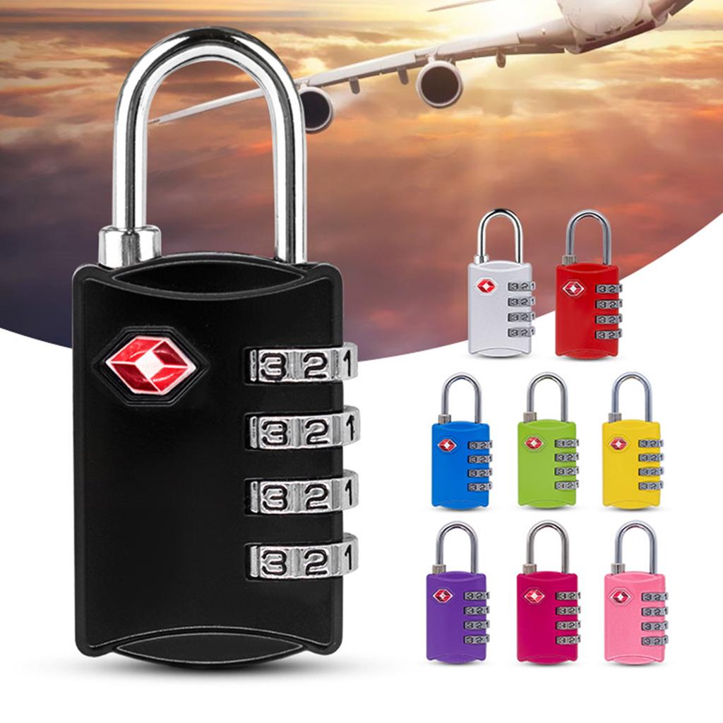 TSA Approved Luggage Locks Travel Locks Practical Suitcase Locks 4 Digit Combination Padlocks for Lockers Gym Travel Bag