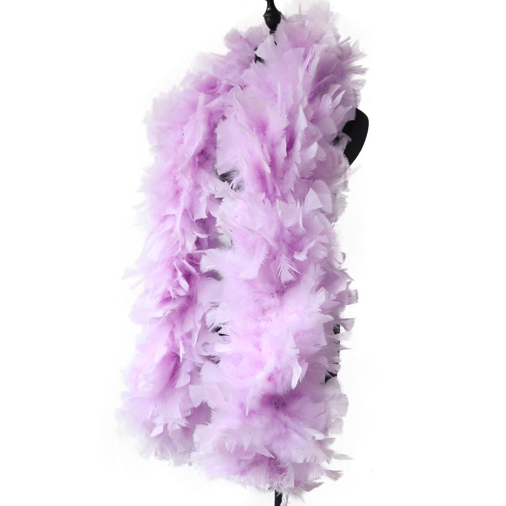 DIY Beautiful Rose Fluffy Boa Natural Turkey Feather boa 2 Meters Carnival Stage Clothinng Sewing Accessory 200 grams Customized