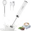 Handheld Electric Milk Frother Whisk Egg Beater USB Rechargeable Coffee Blender Household Milk Shaker Mixer Foamer Food Blender
