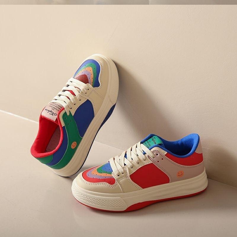 Туфли Mandarin Duck Shoes Радужная женская обувь Весенняя новая мода Универсальная спортивная повседневная обувь для сноуборда