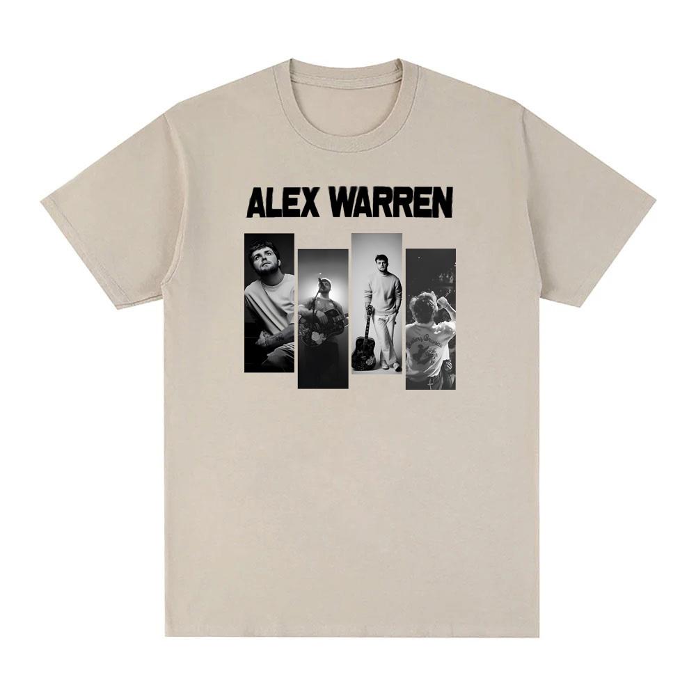 Alex Warren TEE Singer's same style Unisex Summer Tee-shirt Sleeve Women/men Casual 100%cottonTshirt Round Neck Comfortable Tees