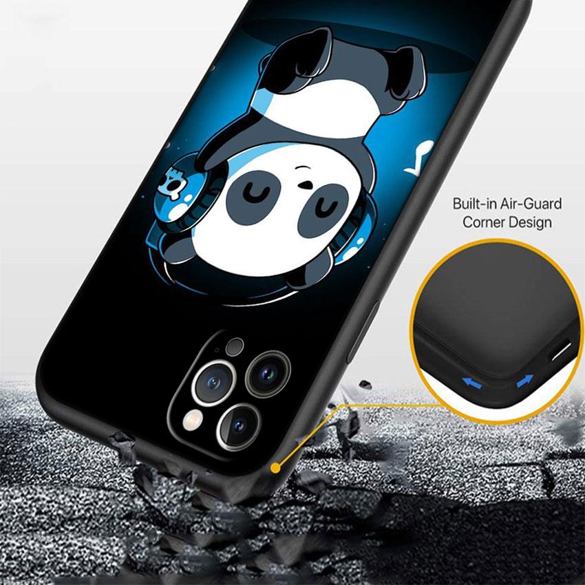 PP16 Мультяшный чехол-панда для Samsung Galaxy A11 A12 A13 A15 A52S A53 A55 A56 A70 A71 A72 A73 F06 F16 F56 S10 Plus S10e