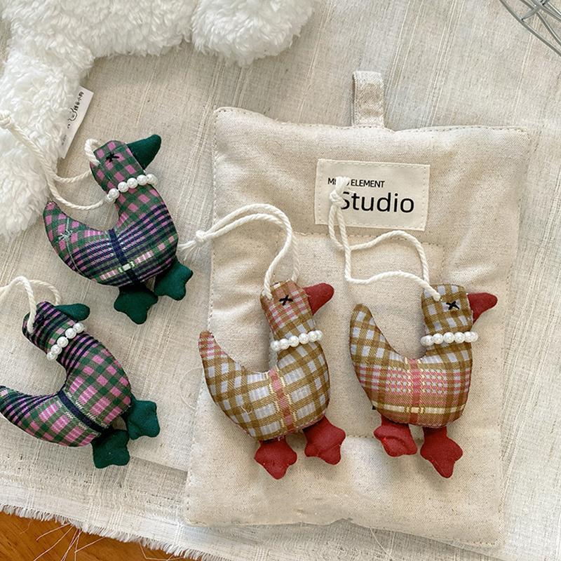 Креативный тканевый брелок-подвеска в виде животного для сумки, забавный маленький брелок в виде медведя, брелок в виде утки, милая подвеска в виде ежика, аксессуары, подарки