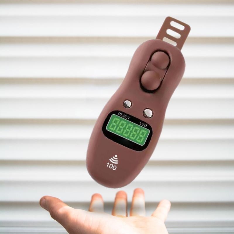 Large Screen Digital LCD Electronic Hand Tally Finger Counter Prayer Counters for Meditation Yoga Relieve Tension Reset
