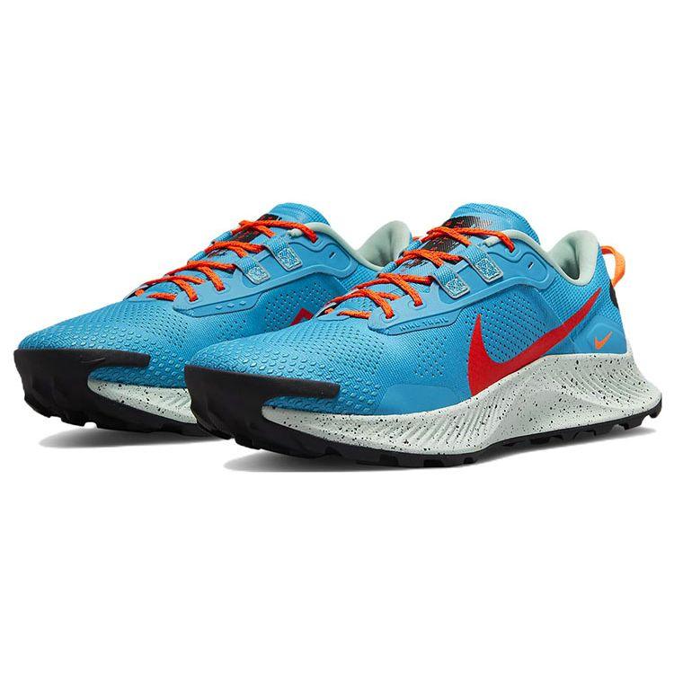 Nike Pegasus Trail 3 Laser Blue Habanero Red Мужские кроссовки Mint-Foam Black DA8697-400