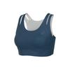 Solid Color Round Neck Pullover Breathable Casual Sportswear Women Sportswear Deep-Blue 2032D040-400