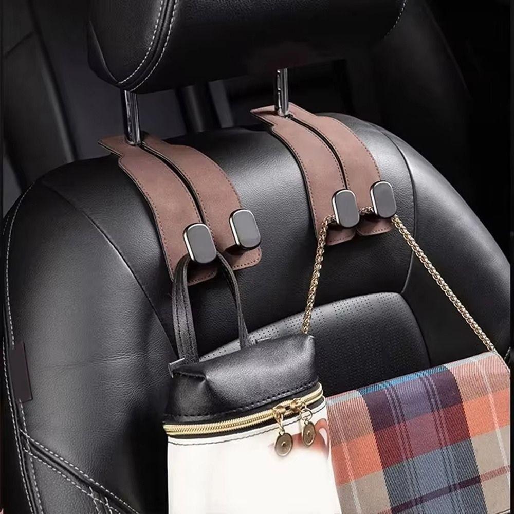 2 in 1 Car Headrest Hook Hidden Car Hooks Car Organizer Clips Car Interior Accessories