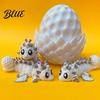 Ball Dragon Collectible 3D Printed Egg Ornament Toy with Figurine Inside Sports Inspired Fidget Toy Stress Relief Statue for Kids Adults Home Office