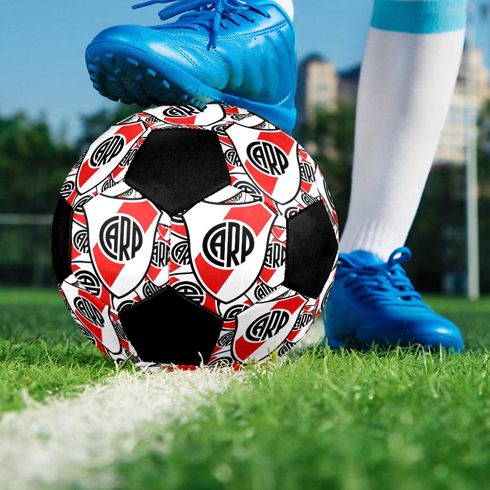 1pc River Plate Soccer Ball Size 5 Indoor Soccer Ball Fashion Colorful Backyard Game - Great For Sports Fans Gift HE99