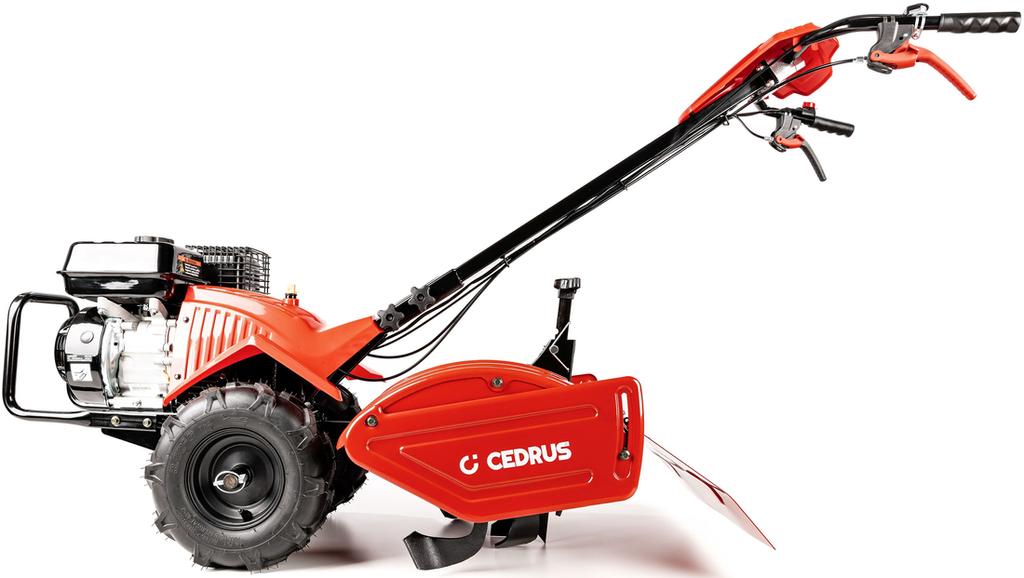 Cedrus Glx-Gt65-2L Self-Propelled Petrol Tiller With Cultivator Drive 6.5Km / 50 Cm Loncin G200F Engine - 