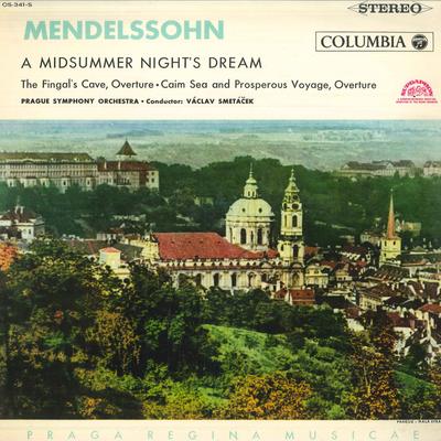 LP-пластинка ВАЦЛАВ СМЕТАЧЕК, ПРАЖСКИЙ СИМФОНИЧЕСКИЙ ОРКЕСТР - Мендельсон: Сон в летнюю ночь OS341S COLUMBIA Япония Классическая Б/У