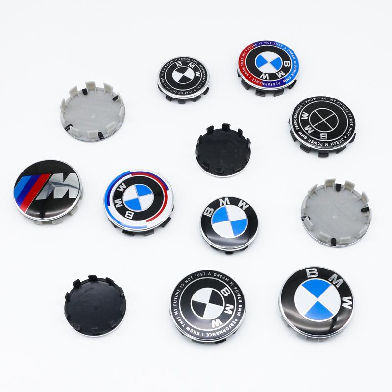 Car Wheel Center Caps 56mm 68mm E36 E46 For BMW M Performance LUHOTFY Hubcap Cover E60 E90 E91 E92 E93 F30 F20 E87 M3 Auto Accessories