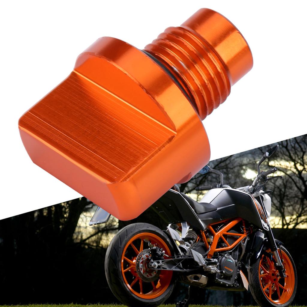 Motorcycle Accessories Orange Aluminum Alloy Oil Filler Cap