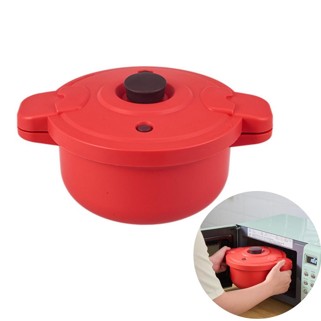 Микроволновая скороварка Многофункциональная пароварка для риса, овощей, пасты. Быстрое приготовление. Компактная и простая в использовании.