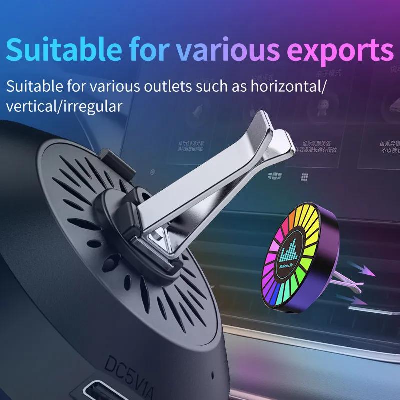 Astronaut Smart RGB Pickup Lights LED 3D Ambient Lamp APP Sound Control Music Rhythm Lights Air Freshener for Car