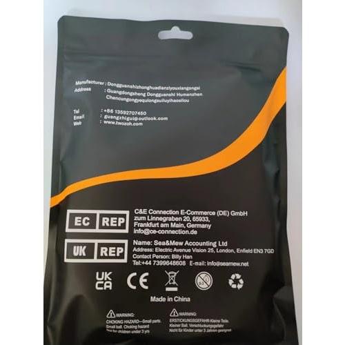 HDMI-кабель 3 м, Twozoh HDMI 2.0 4K/60 Гц 2160p 1080p 3D HDCP 2.2 ARC Standard, плетеный нейлон, подходит для Nintendo Switch, PS5, PS3, PS4, ПК, проектора