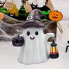 Солнечная Милая Статуэтка Привидения Хэллоуин Настольное Украшение Атмосферостойкая Ручной Работы Смола Тыква Привидение