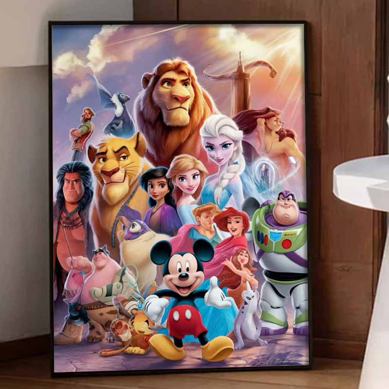 Disney Алмазная живопись полный набор 5D персонажи Микки Мауса алмазное искусство домашний декор креативные поделки