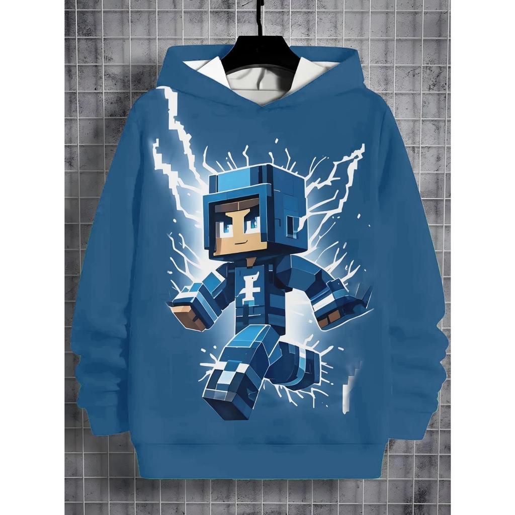 Новое аниме худи, 3D мультяшная детская одежда для мальчиков и девочек, осенняя одежда с длинным рукавом, подходит для детей в возрасте 5-14 лет