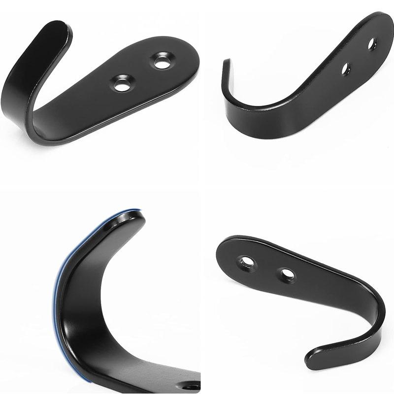 8PC Coat Hooks for Wall Heavy Duty Hooks for Hanging Coats No  Hooks Wall Mounted with Screws for Key Towel Bags