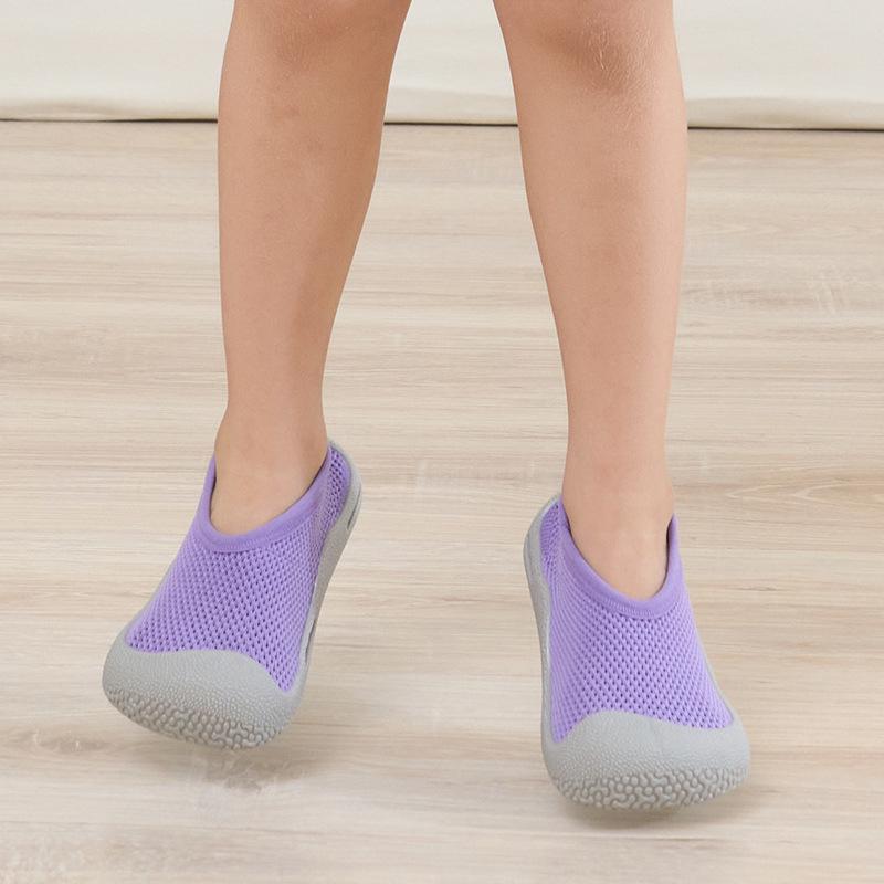 Golden Shark Kids' Wide Fit Non-slip Indoor Shoes - Silent, Breathable Soft Sole for Kindergarten and Early Education.