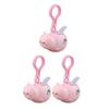1/2Pcs Pig Keychain Pendant with Flapping Wings Pull String To Vibrate Fun Toy Decoration Kids Bag Pendant Car Keychain