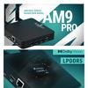 UGOOS AM9 Pro Amlogic S905X5-J ТВ-приставка Android 14 LPDDR5 4ГБ ОЗУ/64ГБ ПЗУ Поддержка 4K HDR WiFi6 с Bluetooth-пультом с голосовым управлением