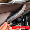 Для BMW X3 X4 F25 F26 2010 2011 2012 2013 2014 2015 2016 Панель внутренней ручки двери автомобиля Крышка-накладка из АБС-пластика с текстурой карбона/Черная/Бежевая