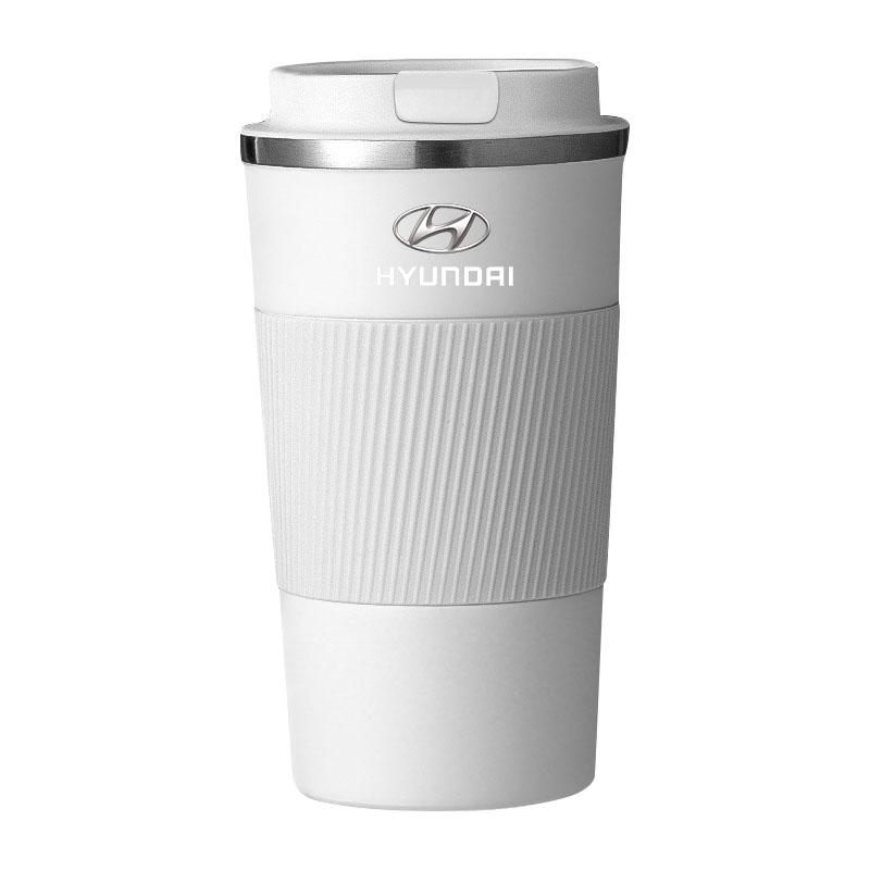 500ml Stainless Steel Coffee Tumbler Thermos Cup Portable Travel Thermal Mug For Hyundai Mistra Lafesta Elantra Accent IX35 I20 I30 Azera Sonata