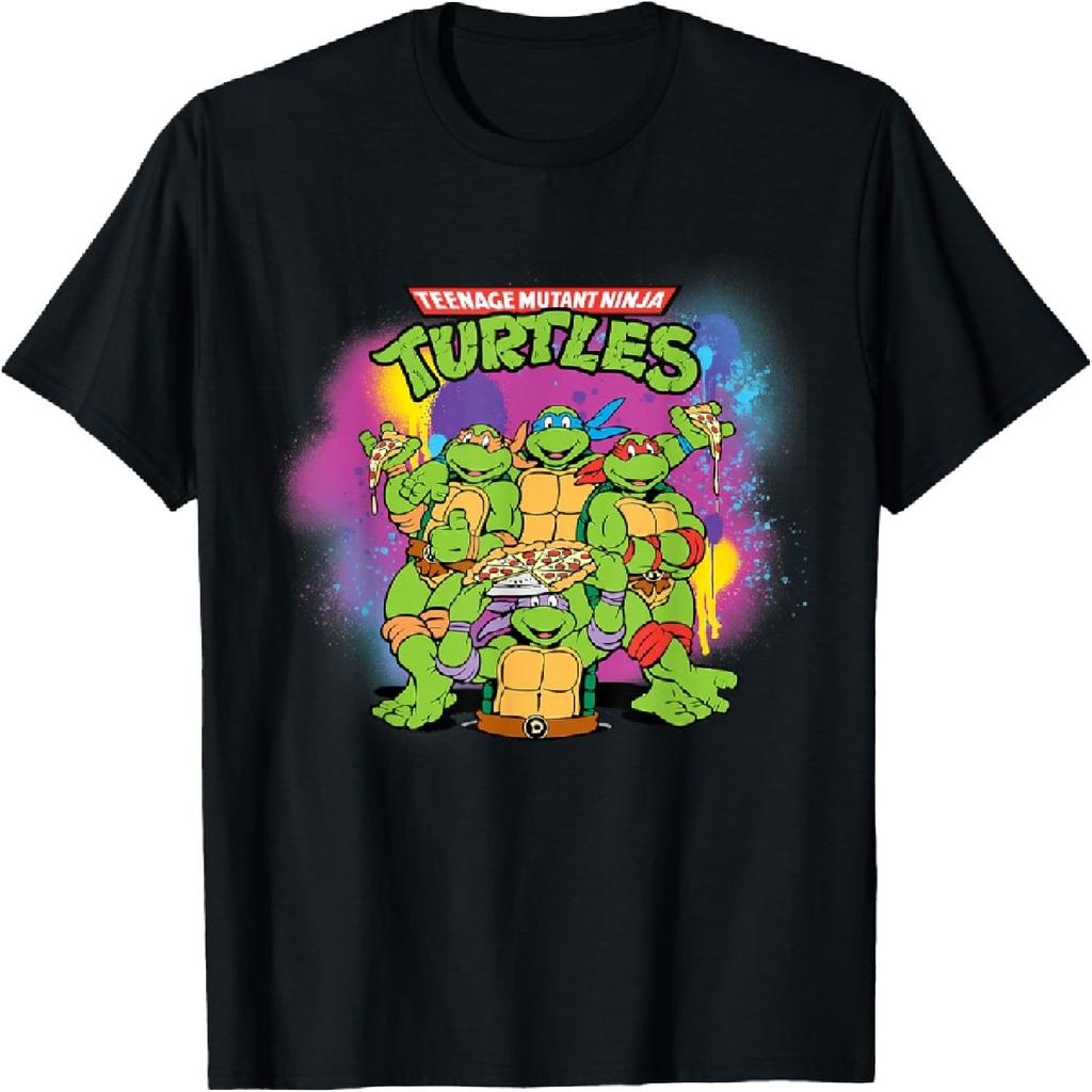 Mademark X Teenage Mutant Ninja Turtles - Original Teenage Mutant Ninja Turtles Colorful Painted T-Shirt