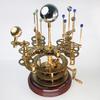 45.72 Cm Luxury Art Piece for Book Shelves Brass and Steel Orrery A Functional Model of the Solar System with Planets