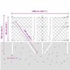 Ground Fix Welded Wire Fence 10 x 0.6 m (W x H)