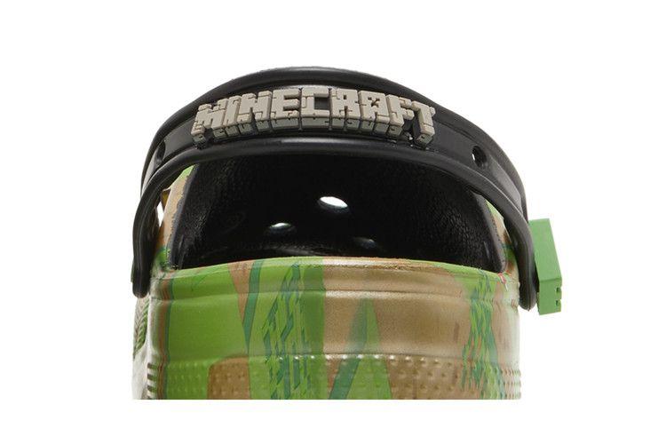 Men's Clogs Crocs Elevated Clog Minecraft Grass Block Green/Multi