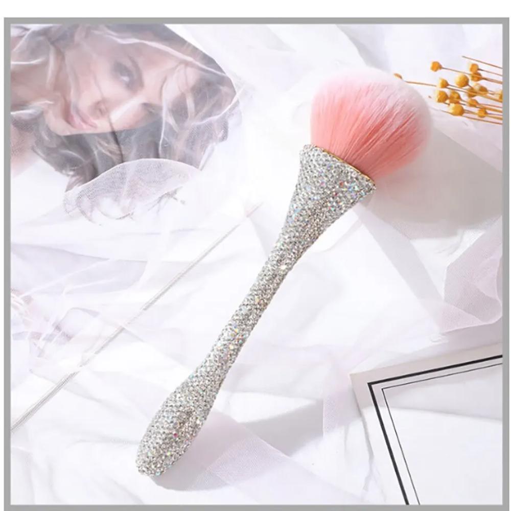 Artificial Fiber Loose Powder Brush Soft Bristles Blush Brush Professional Make Up Brush